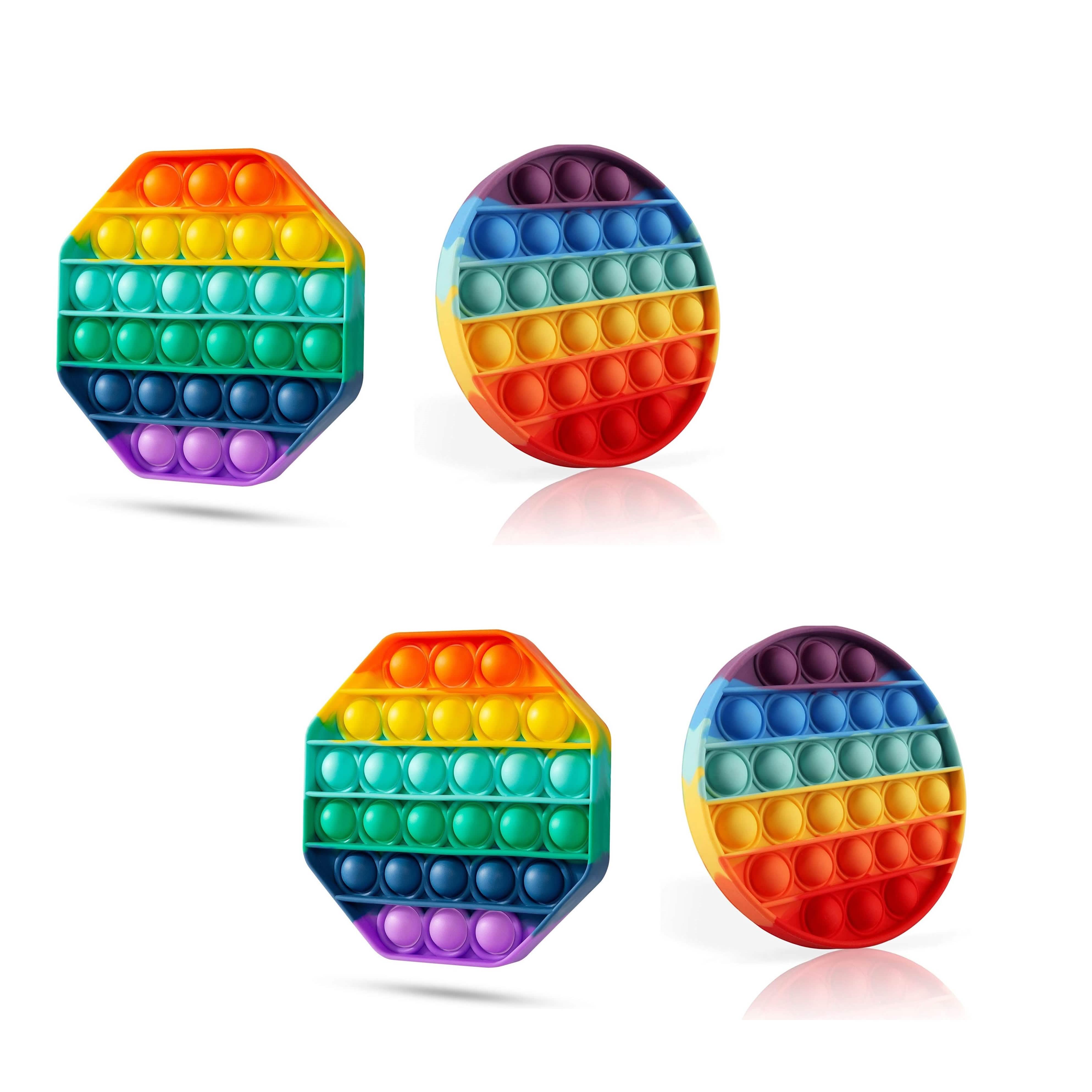 4-Pack: Bubble Popper Anti - Stress Fidget Toy Toys & Games - DailySale