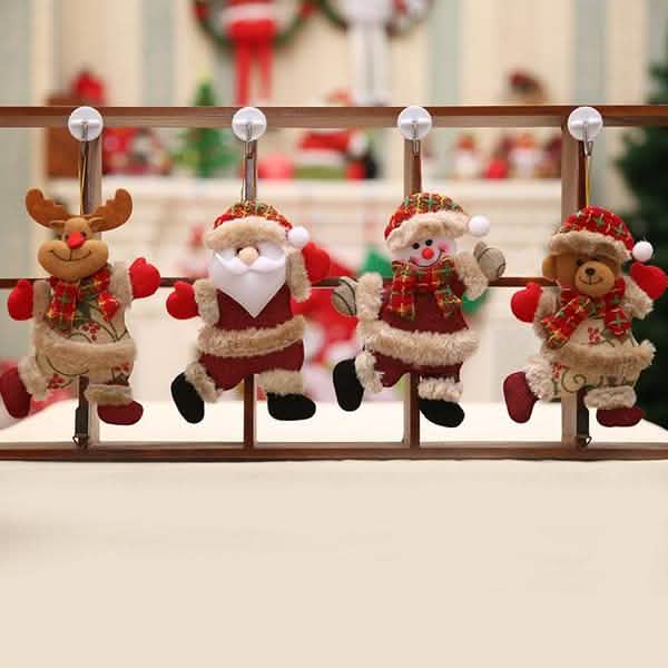 4-Pack: Christmas Doll Pendant Gifts Holiday Decor & Apparel - DailySale