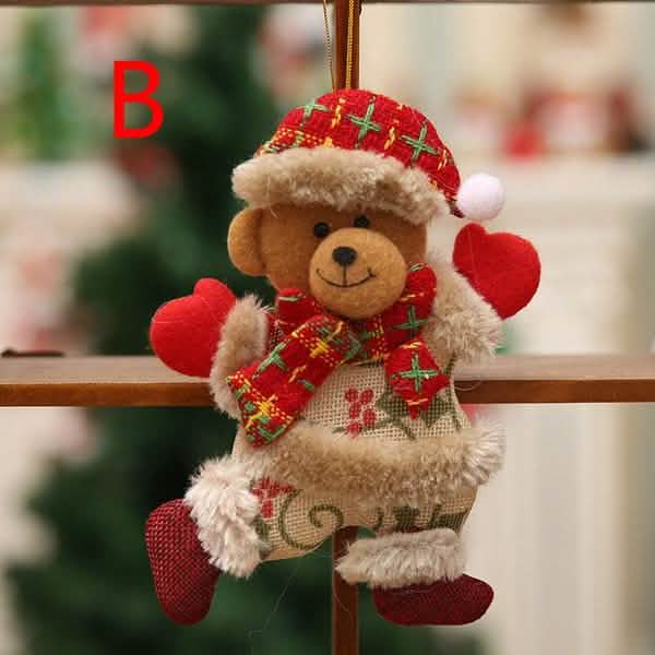 4-Pack: Christmas Doll Pendant Gifts Holiday Decor & Apparel - DailySale