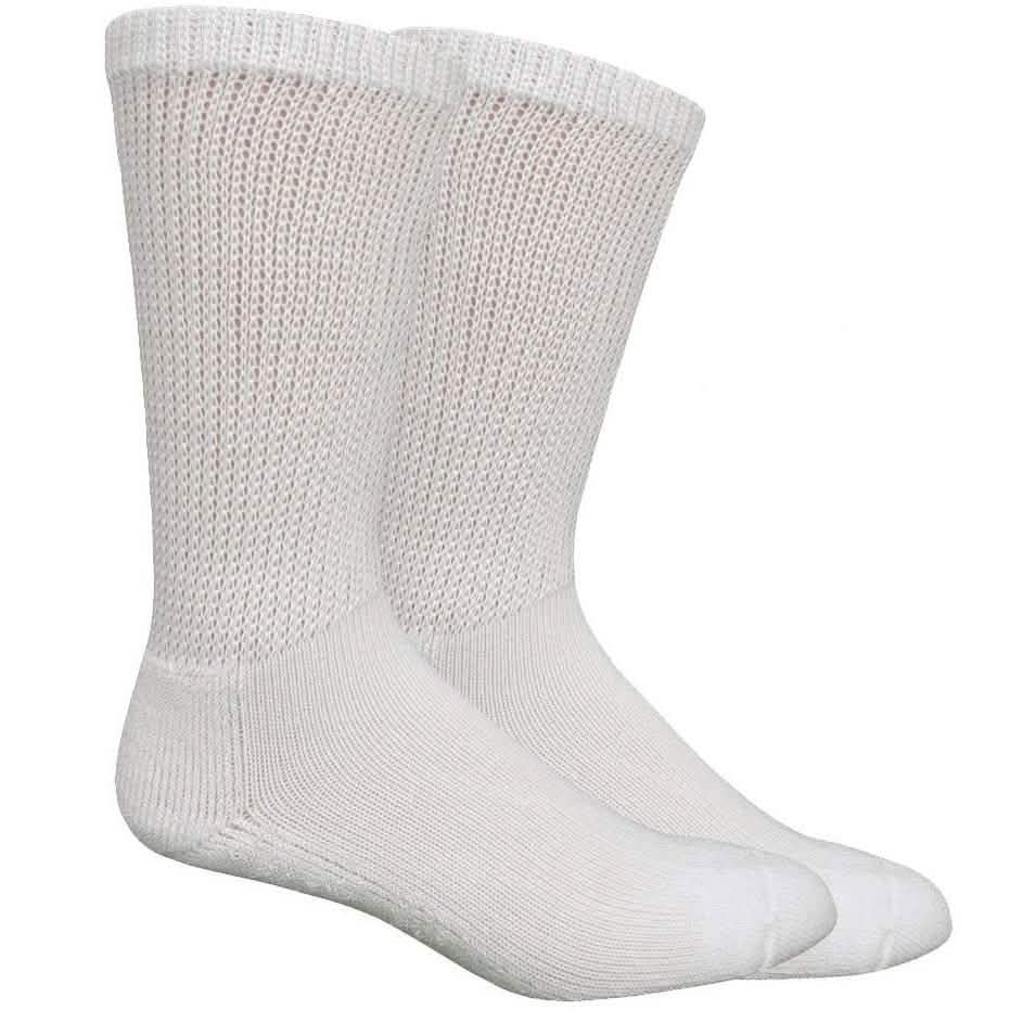 4-Pack: Comfortable Non-Binding Diabetic Crew Socks Women's Apparel - DailySale