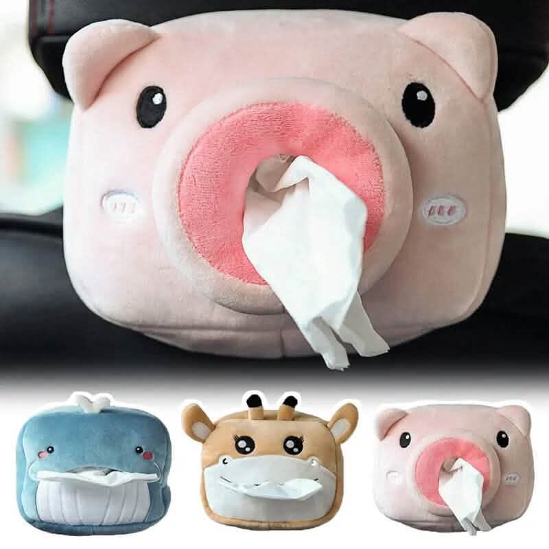 4-Pack: Cute Cartoon Car Tissue Box Automotive - DailySale