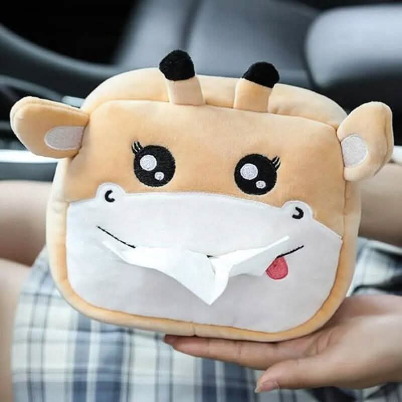 4-Pack: Cute Cartoon Car Tissue Box Automotive - DailySale