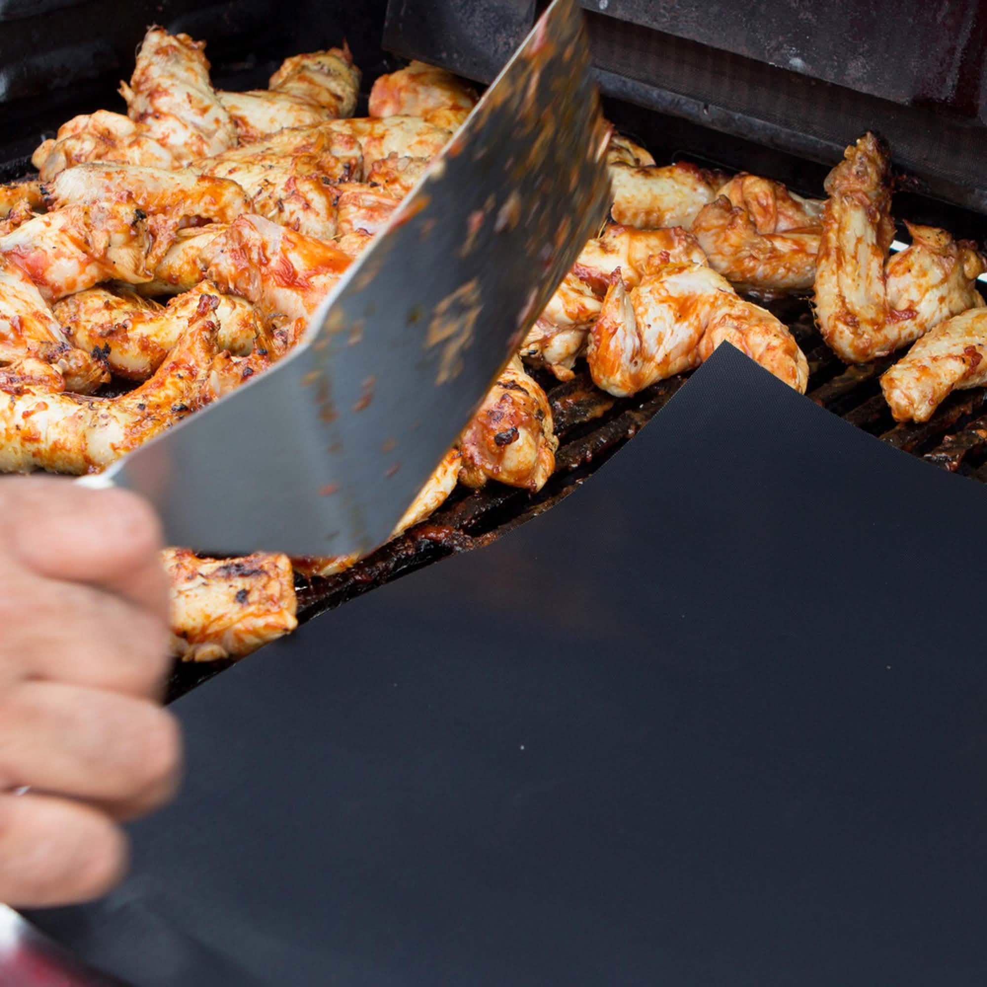 4-Pack: Den Haven BBQ Grill Mats Non-Stick Grilling Kitchen & Dining - DailySale