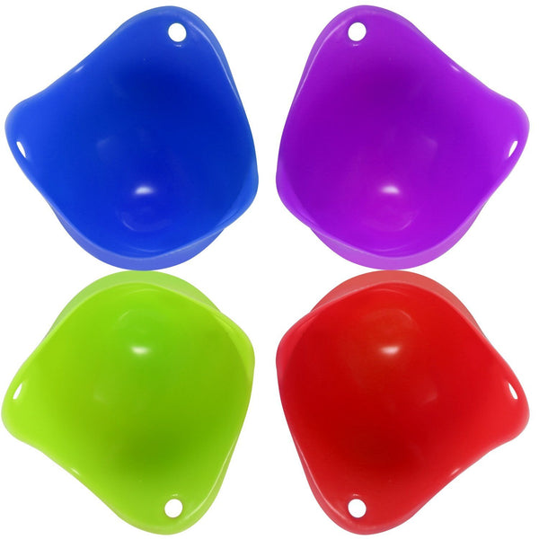 4-Pack: Egg Poachers Silicon Egg Cups Kitchen & Dining - DailySale