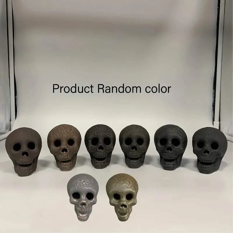 4-Pack: Halloween Fire Pit Skull Ceramic Props Holiday Decor & Apparel - DailySale