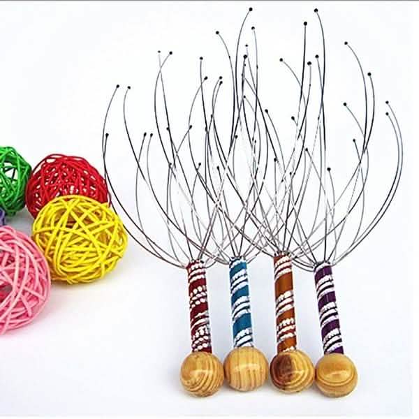 4-Pack: Head Neck Scalp Massager Stress Release Tool Wellness - DailySale