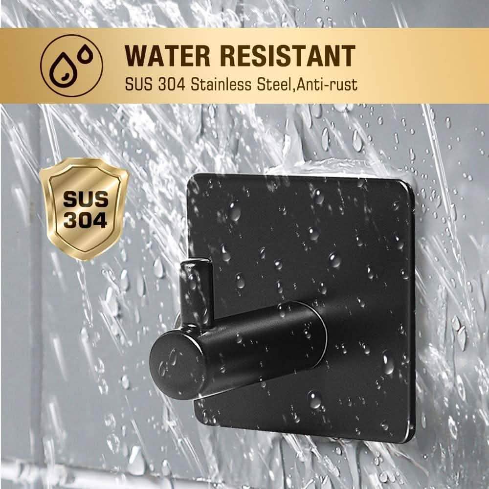 4-Pack: Heavy Duty Durable 304 Stainless Steel Wall Hangers Bath - DailySale