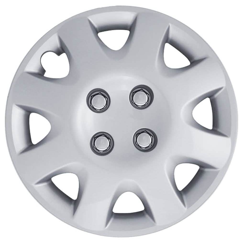 4-Pack: Hubcaps for Honda Civic 14-Inch and 8-Spoke - Silver Automotive - DailySale