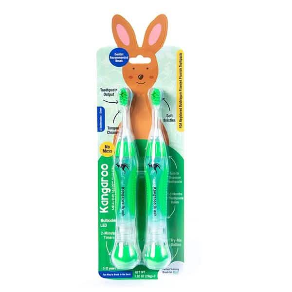 4-Pack: Kangaroo Kids Pre-Filled Toothbrush Beauty & Personal Care - DailySale