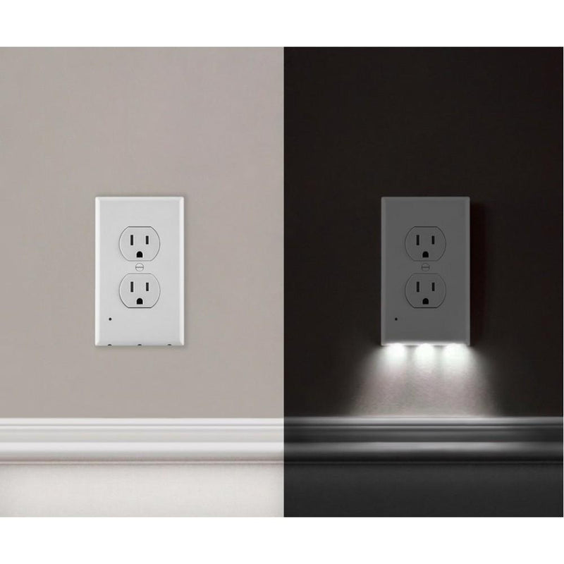 4-Pack: LED Night Light Outlet Cover - Assorted Styles Lighting & Decor - DailySale