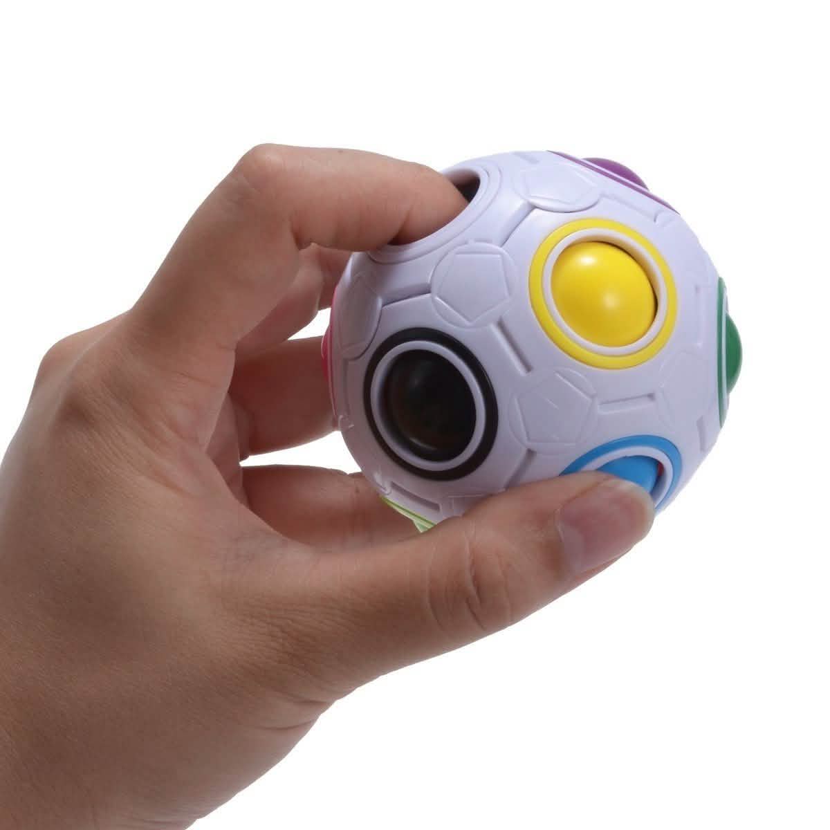 4-Pack: Magic Rainbow Ball Brain Teaser Puzzle Toy Toys & Games - DailySale