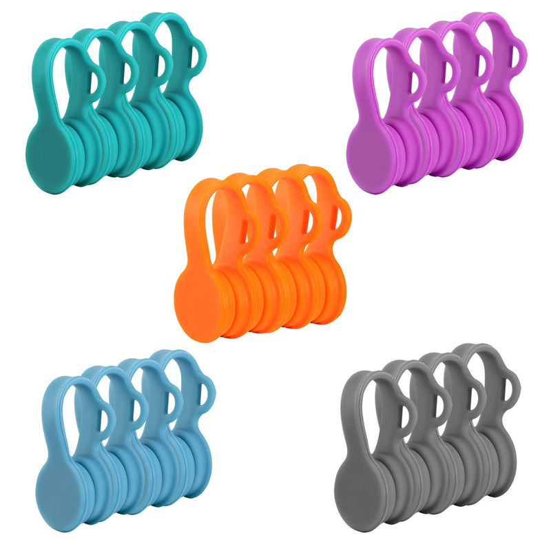 4-Pack: Magnetic Cable Clips Magnet Mobile Accessories - DailySale