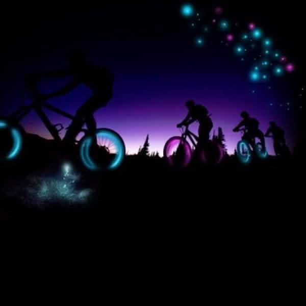 4-Pack: Motion Activated LED Tire Valve Stem Lights - Assorted Colors Auto Accessories - DailySale