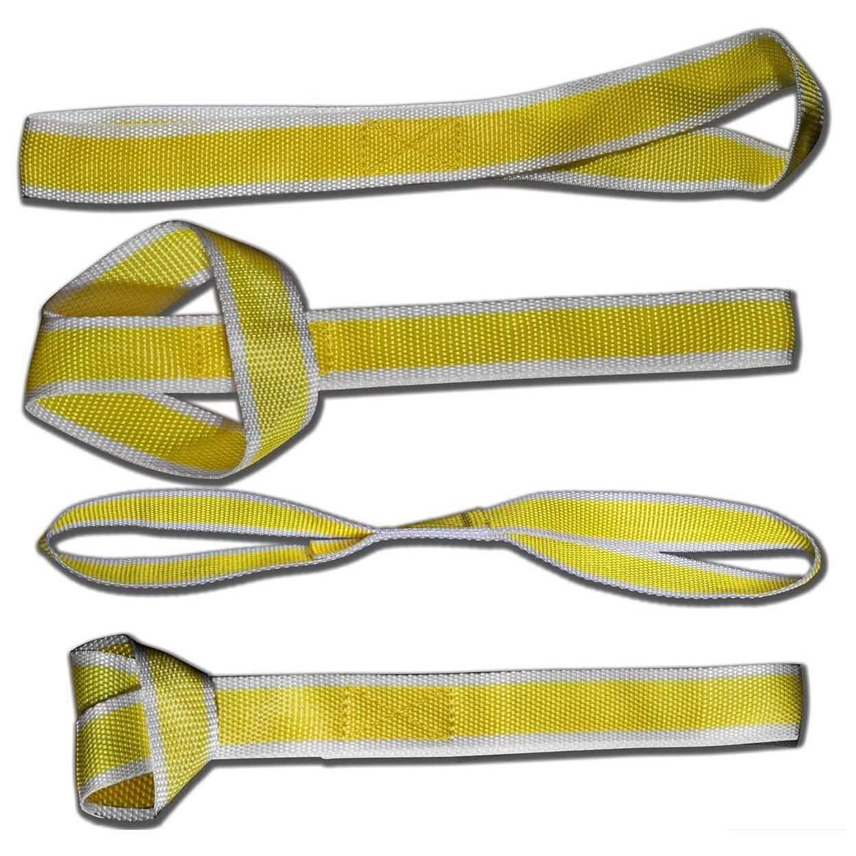 4-Pack: OxGord LTDS-YW American Eagle Soft Loop Tie-Down Straps Automotive - DailySale