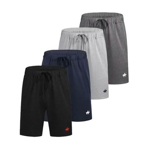 4-Pack: Pacific Polo Club Men's Shorts Men's Bottoms - DailySale