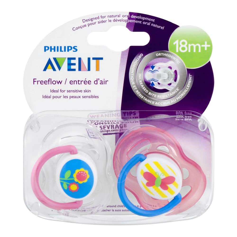 4-Pack: Philips Avent Freeflow Pacifier Baby - DailySale