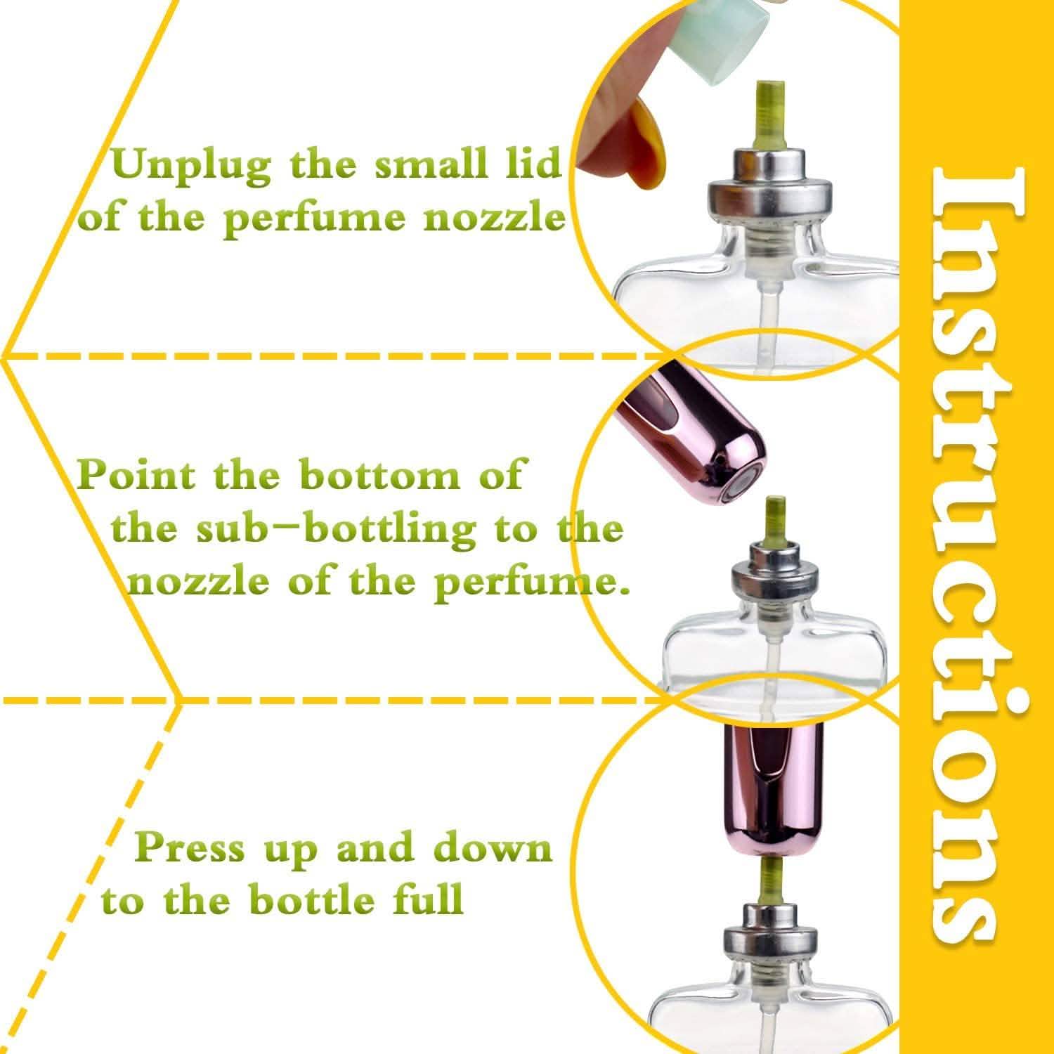 4-Pack: Portable Mini Refillable Perfume Atomizer Bottle Beauty & Personal Care - DailySale