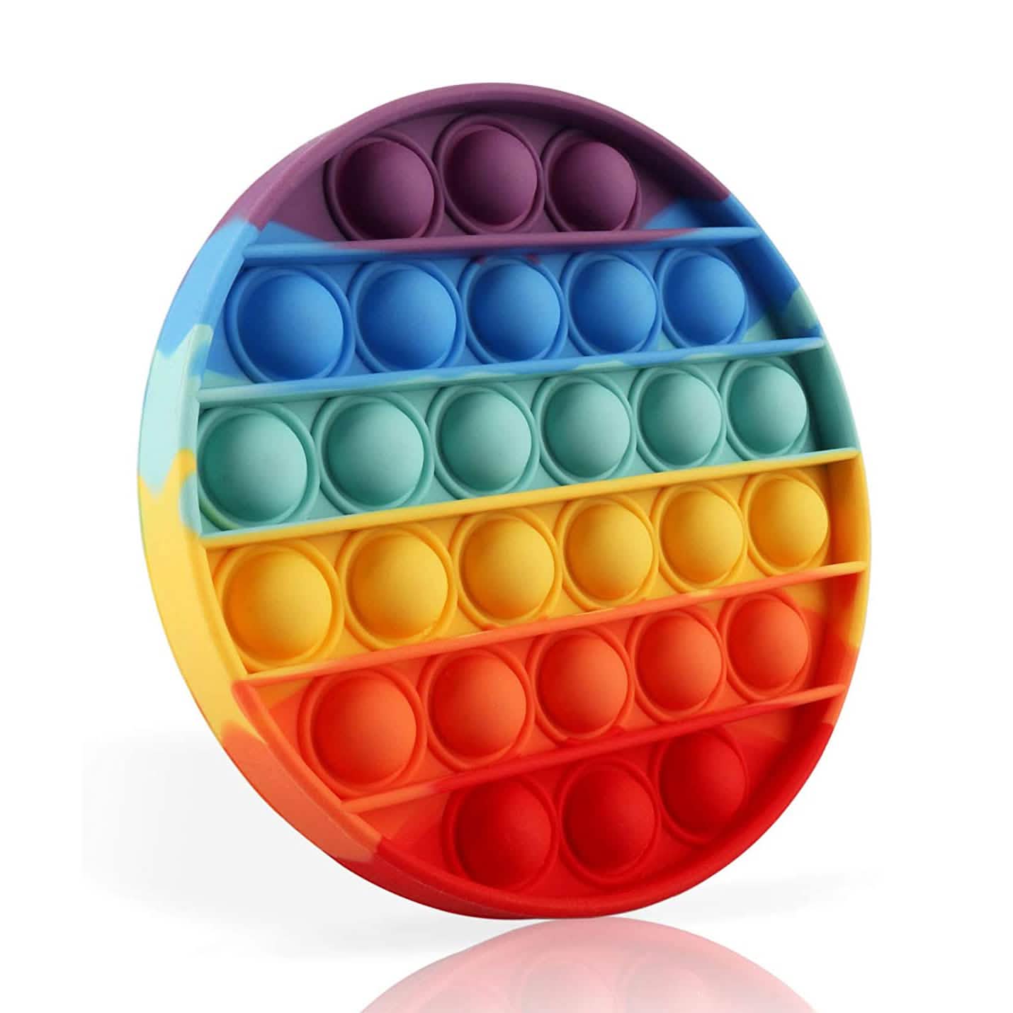 4-Pack: Rainbow Pop-It Bubble Popper Toys & Games - DailySale