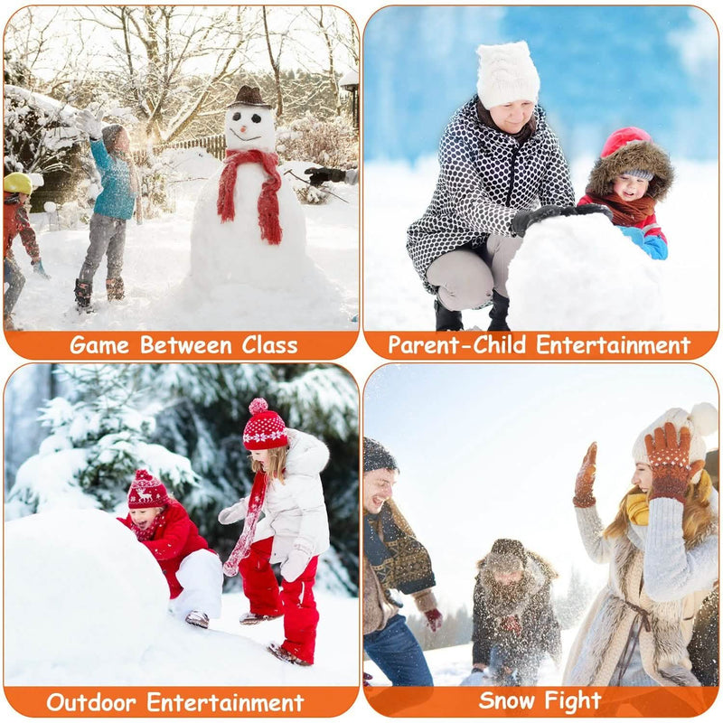 4-Pack: Snowball Makers Set Clip Snow Molds Toys & Games - DailySale