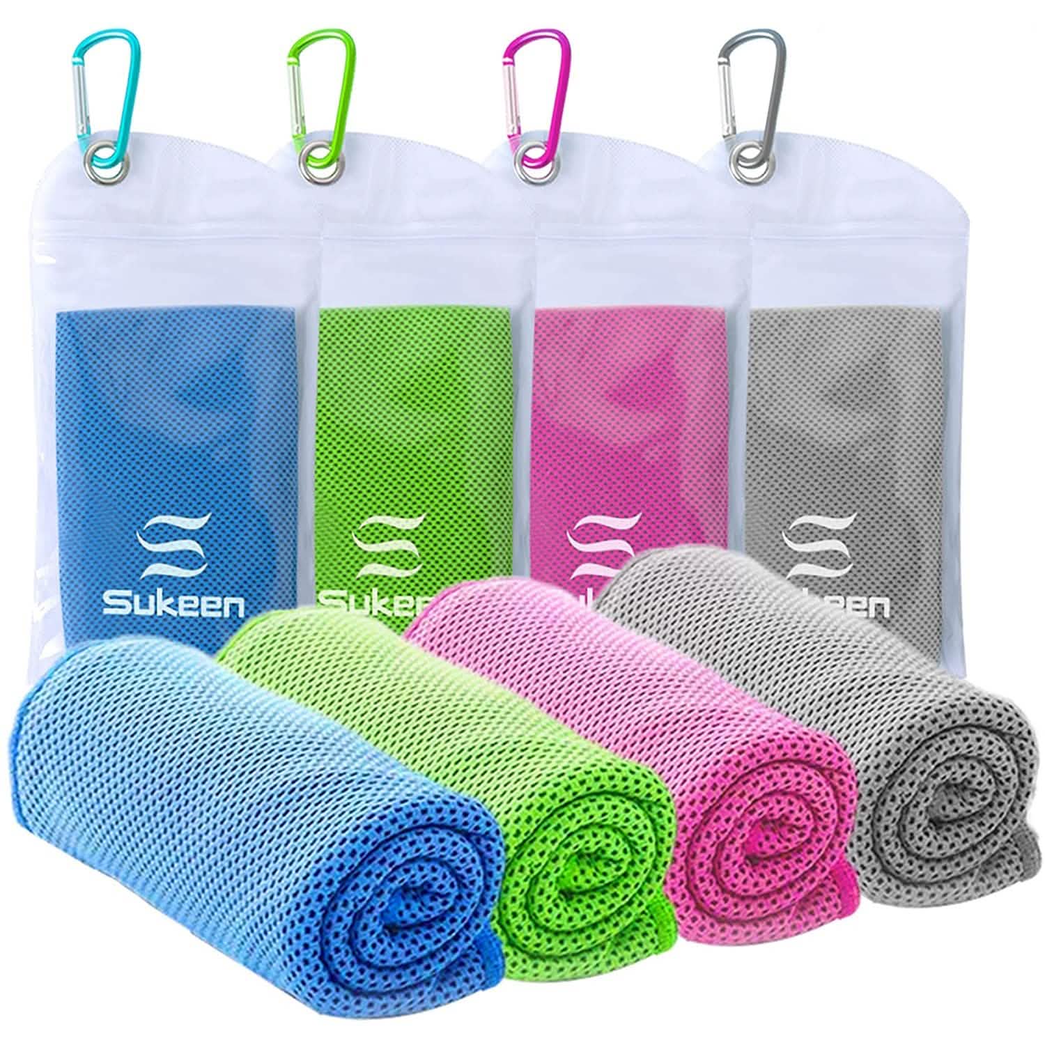 4-Pack: Soft Breathable Cooling Towel Fitness - DailySale