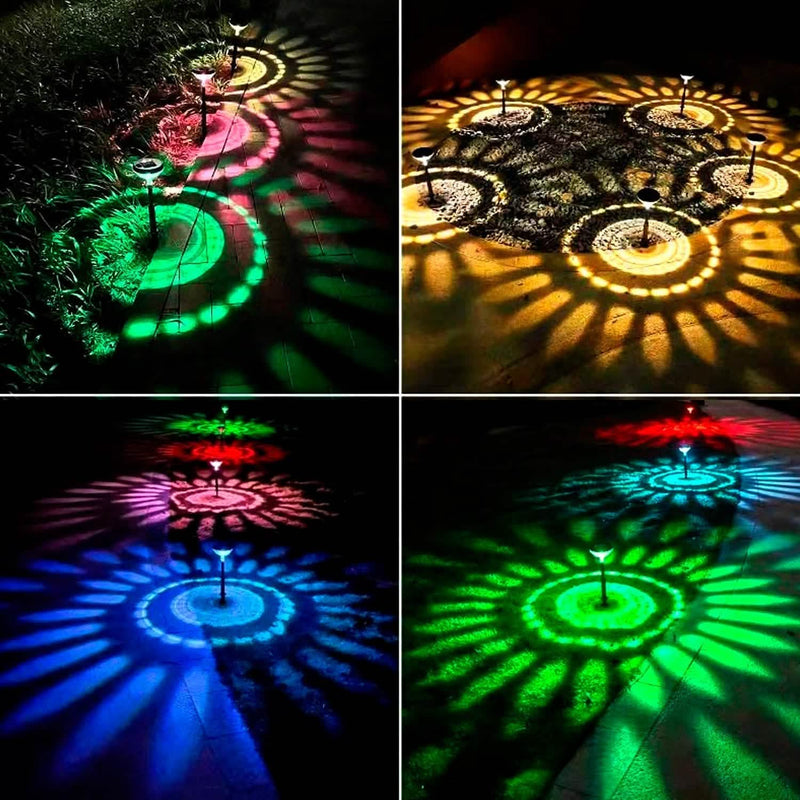 4-Pack: Solar Pathway Color Changing Garden Light Garden & Patio - DailySale
