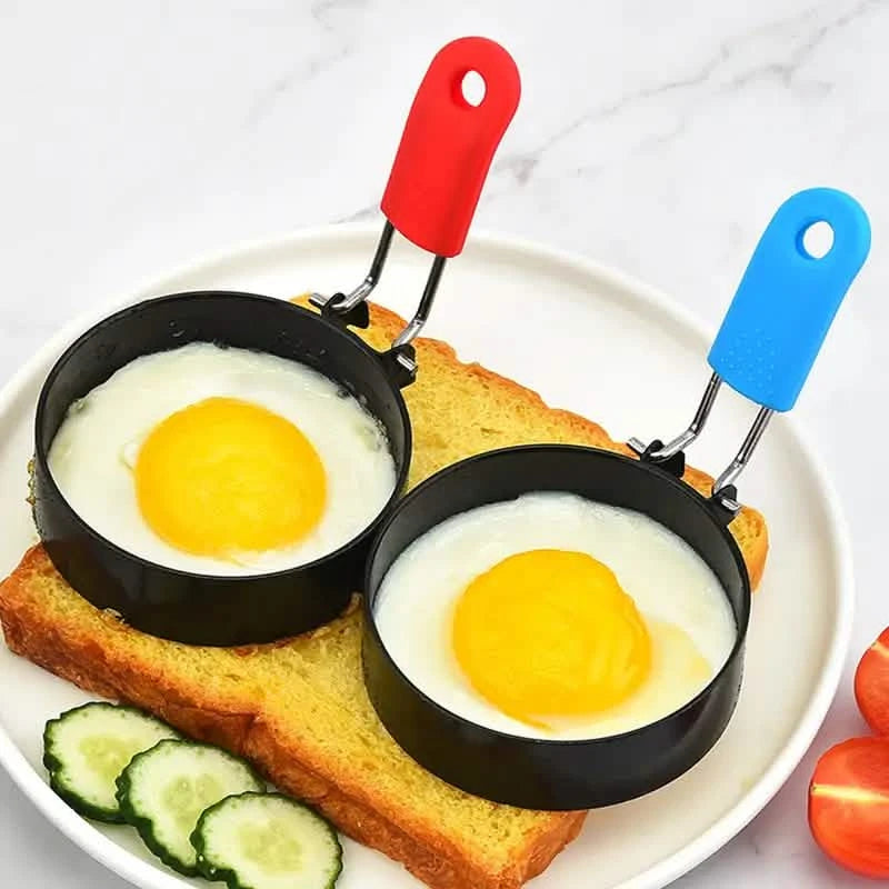 4-Pack: Stainless Steel Egg Non-Stick Omelet Ring Kitchen Tools & Gadgets - DailySale