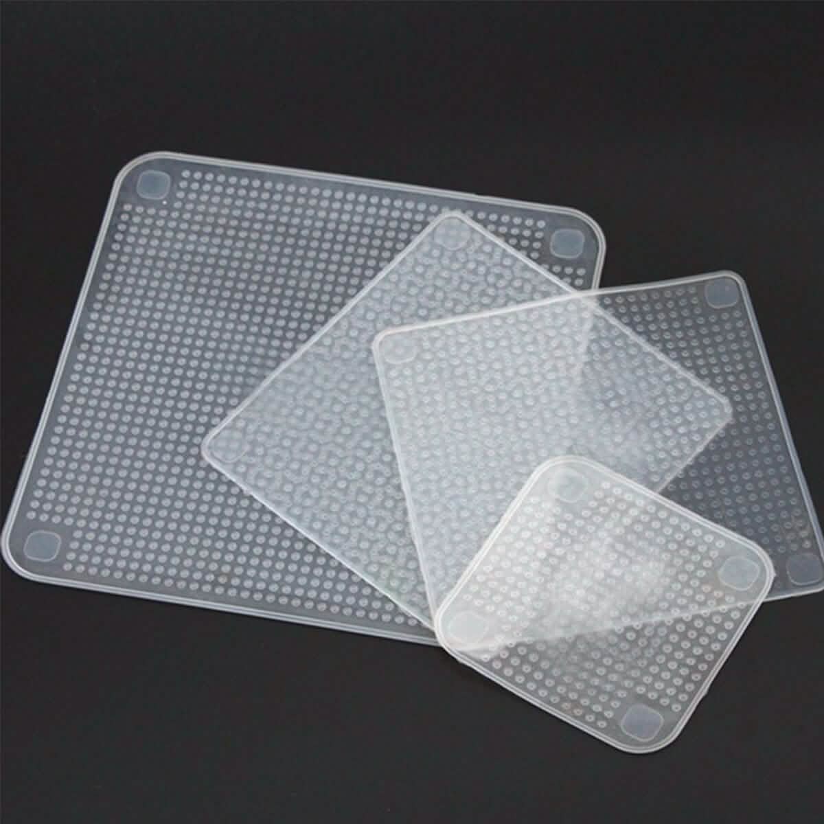 4-Pack: Stretch and Fresh Re-usable Food Wraps Kitchen Essentials - DailySale