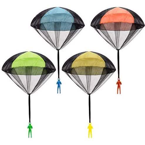 4-Pack: Tangle Free Throwing Toy Parachute Toys & Games - DailySale