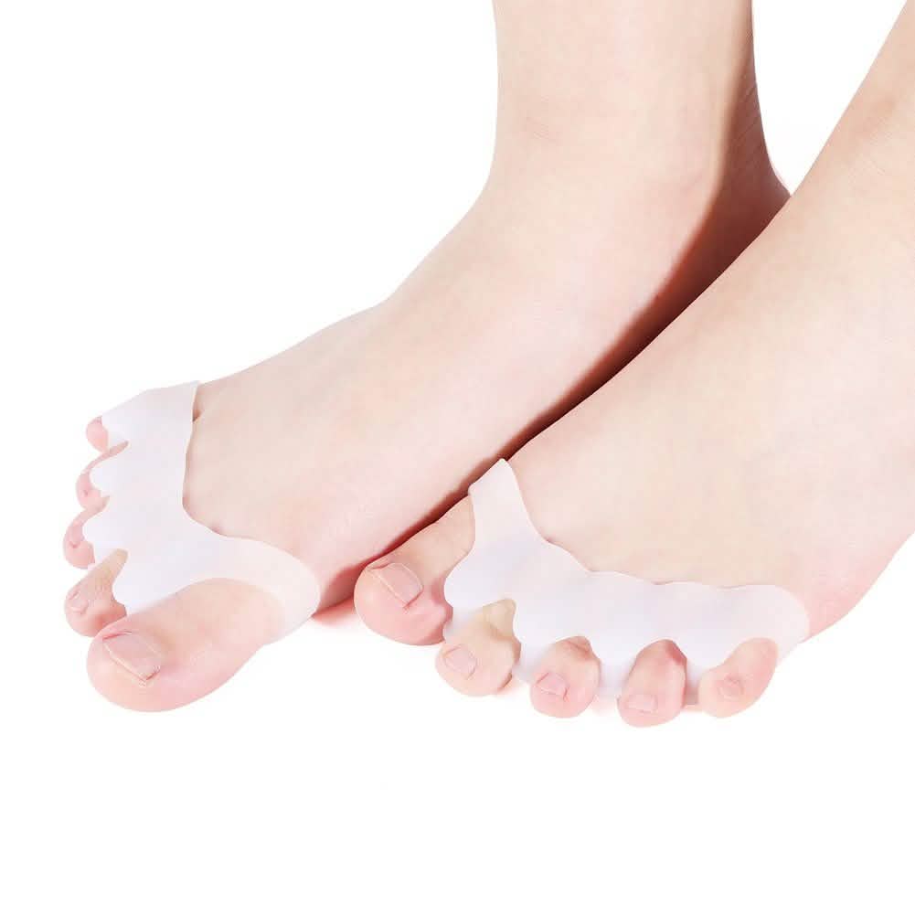 4-Pack: Toe Separator Bunion Toe Spacer for Overlapping Hammer Toe Wellness - DailySale