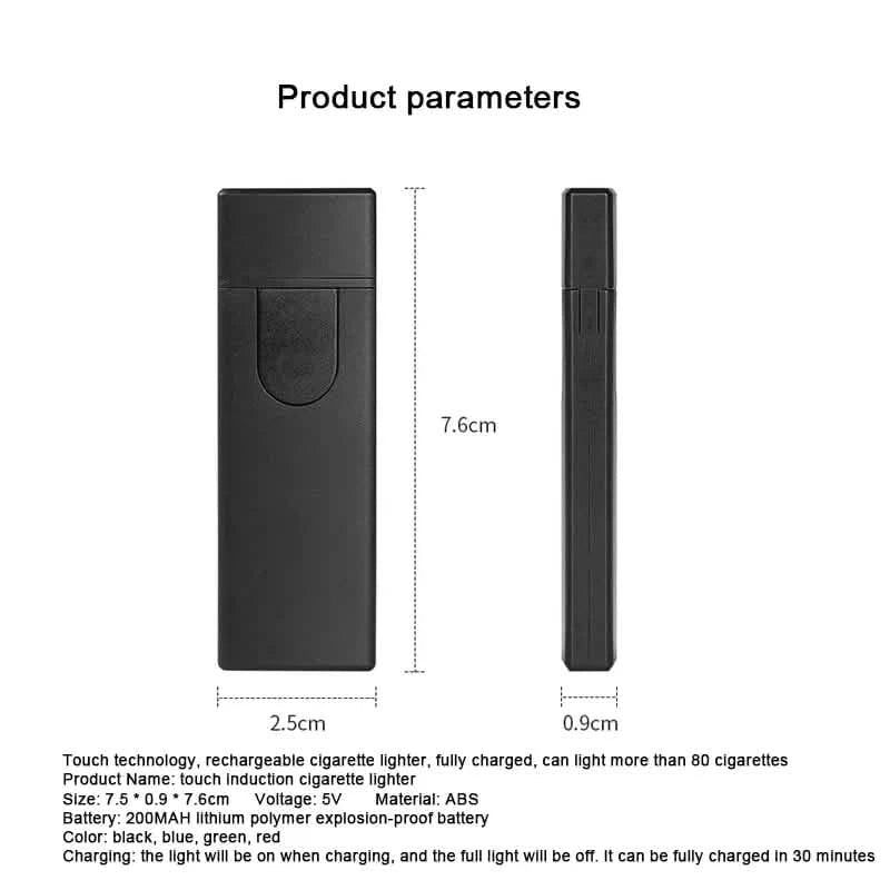 4-Pack: Touch Sensing USB Charging Lighter Sports & Outdoors - DailySale