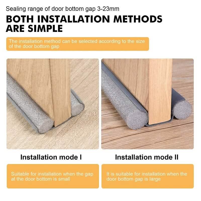 4-Pack: Under Door Draft Blocker Home Improvement - DailySale