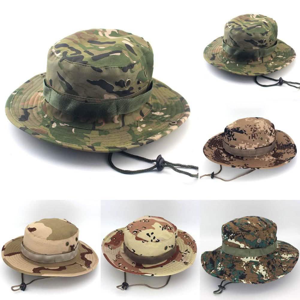 4-Pack: Unisex Camouflage Sun Hat for Outdoors Sports & Outdoors - DailySale