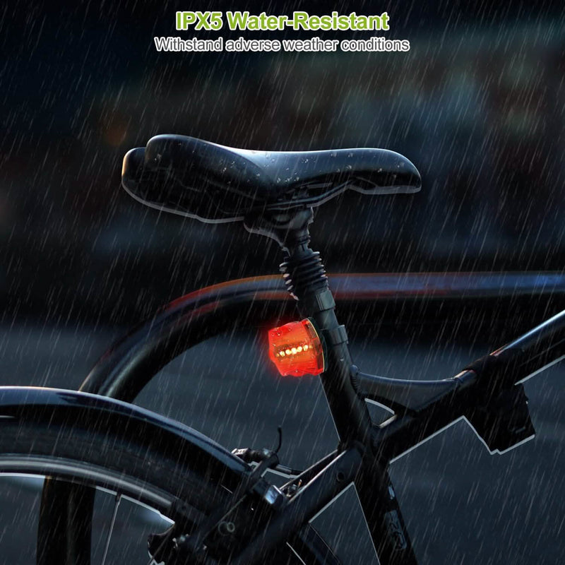 4-Pack: Universal Front Rear Bike Light Set Sports & Outdoors - DailySale