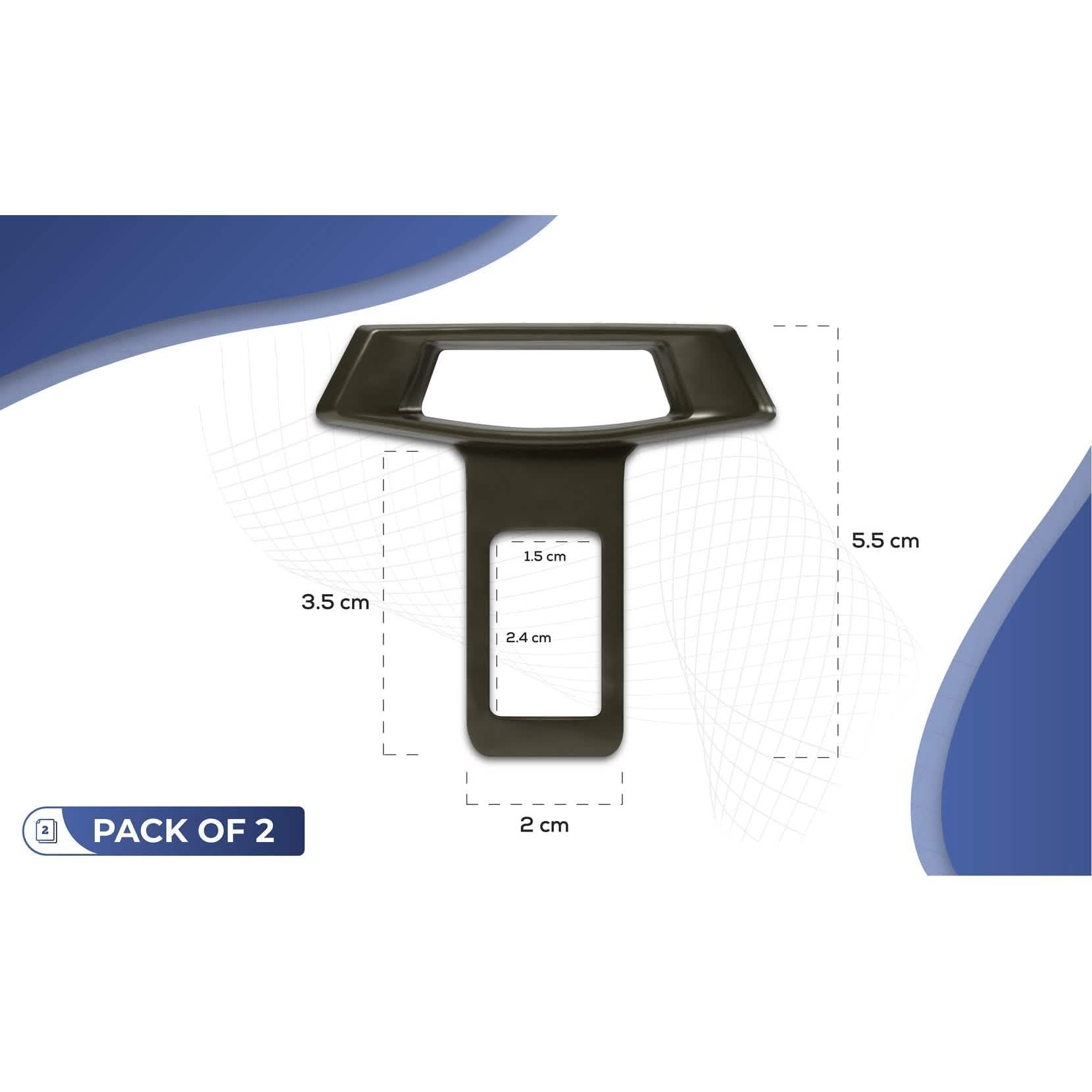 4-Pack: Universal Safety Car Clip Seat Safety Accessories for Most Vehicle, Seat Belts Kit for Cars Automotive - DailySale