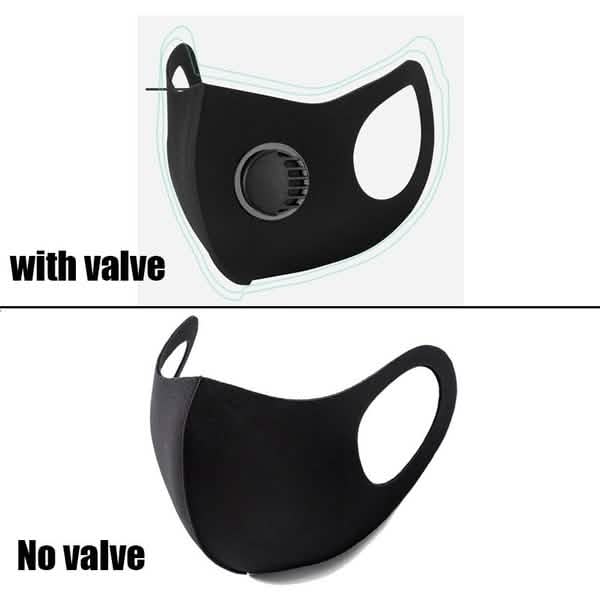 4-Pack: Valve Face Mask Face Masks & PPE - DailySale