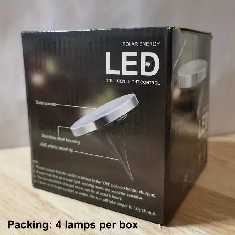 4-Pack: Waterproof Solar Garden Lights Outdoor Lighting - DailySale