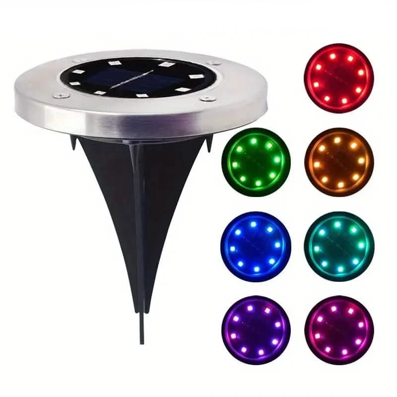 4-Pack: Waterproof Solar Garden Lights Outdoor Lighting Multicolor - DailySale