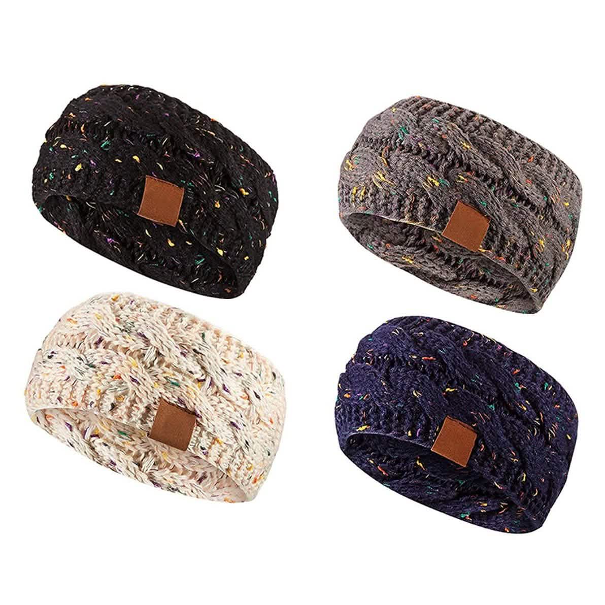 4-Pack: Women Confetti Winter Headband Wrap And Ear Warmer Women's Shoes & Accessories - DailySale