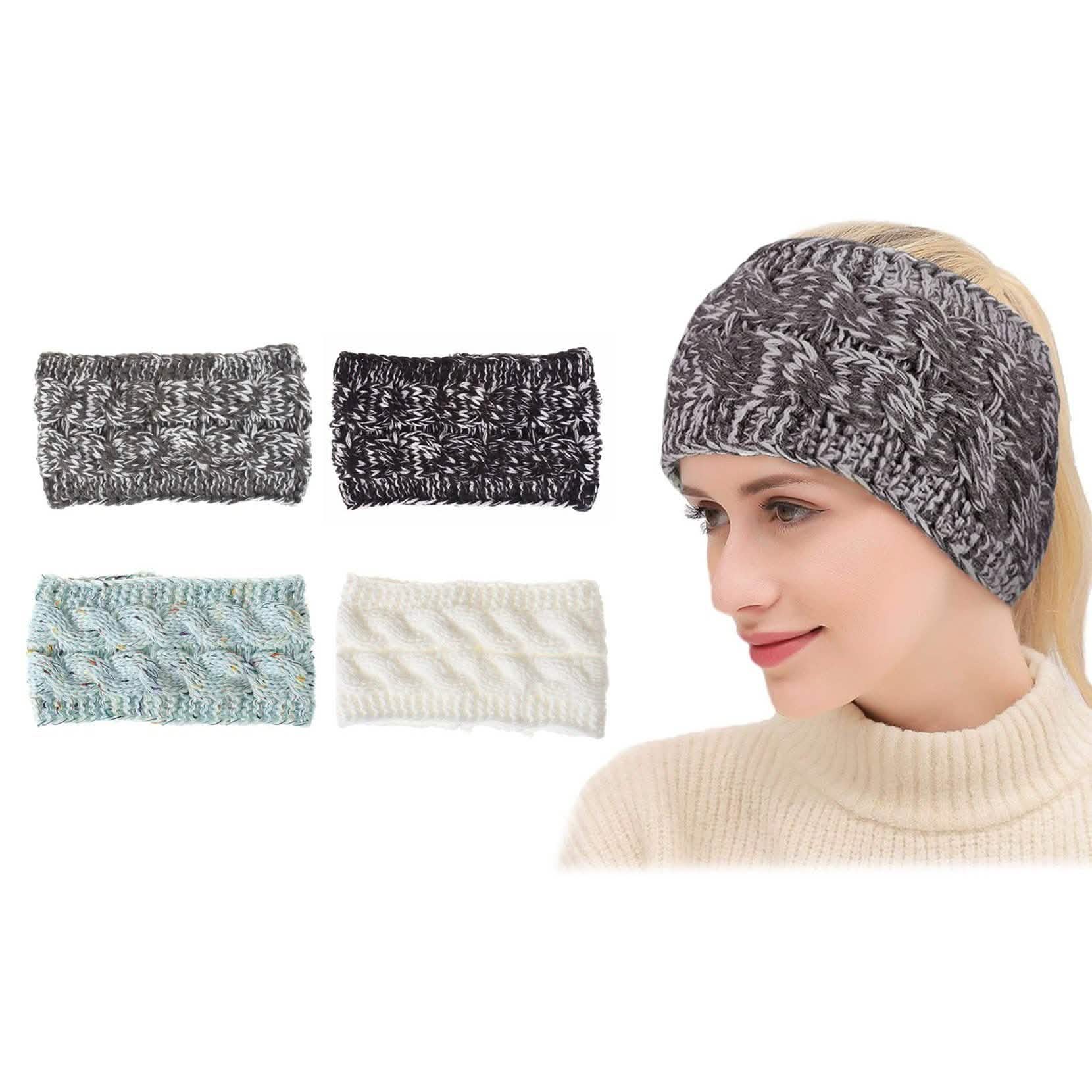 4-Pack: Women's Confetti Winter Headband Wrap and Ear Warmer Women's Shoes & Accessories - DailySale