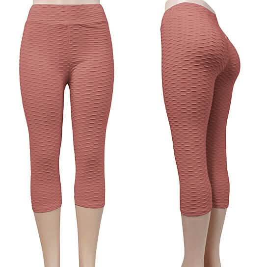 4-Pack: Women's High Waisted Anti Cellulite Solid Leggings Women's Bottoms - DailySale