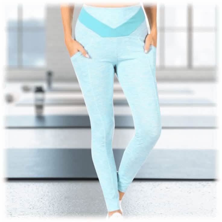 4-Pack: Women's Tummy Control Active Leggings with Pockets Women's Bottoms - DailySale