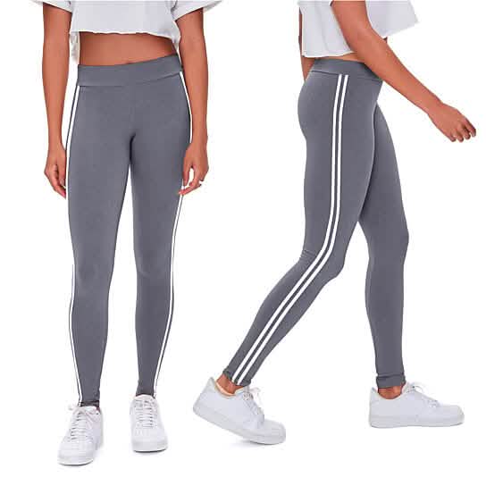 4-Pack: Women's Ultra-Soft Striped Yoga Leggings Women's Bottoms - DailySale