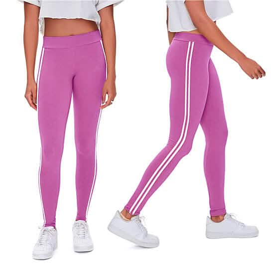 4-Pack: Women's Ultra-Soft Striped Yoga Leggings Women's Bottoms - DailySale