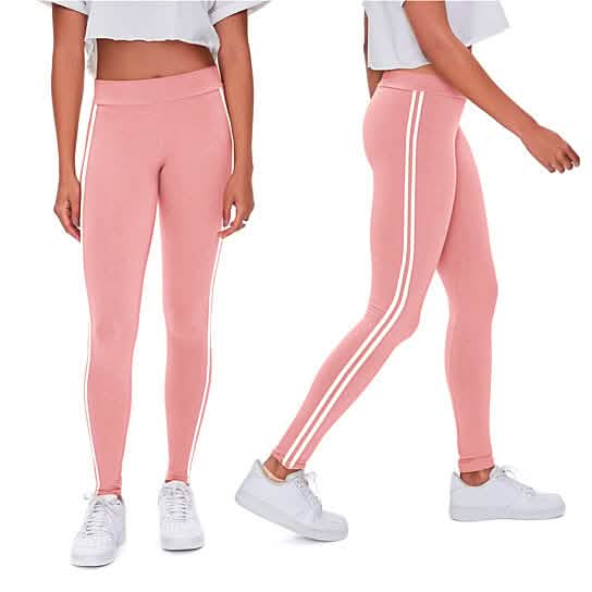 4-Pack: Women's Ultra-Soft Striped Yoga Leggings Women's Bottoms - DailySale