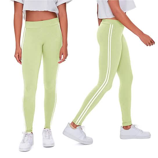 4-Pack: Women's Ultra-Soft Striped Yoga Leggings Women's Bottoms - DailySale