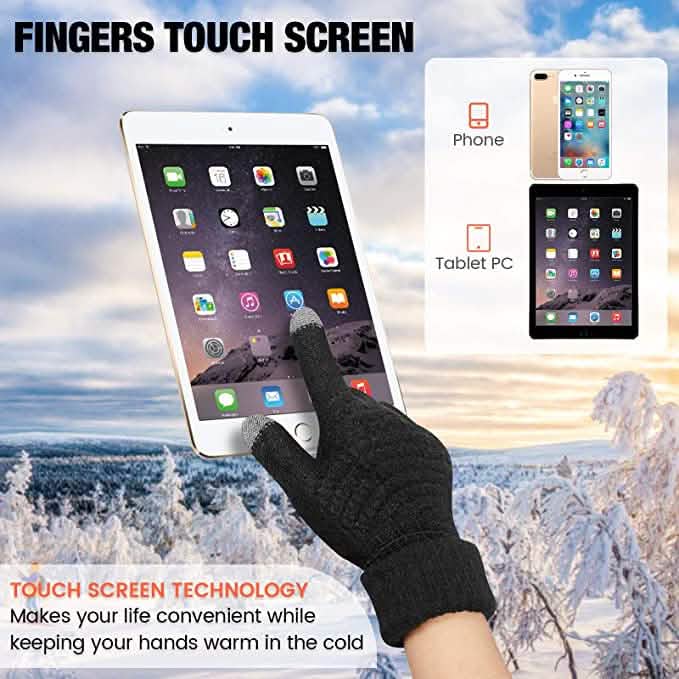 4-Pair: Women's Winter Touch Screen Gloves Warm Fleece Women's Shoes & Accessories - DailySale