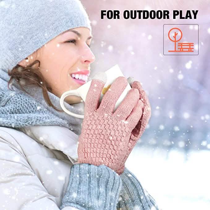 4-Pair: Women's Winter Touch Screen Gloves Warm Fleece Women's Shoes & Accessories - DailySale