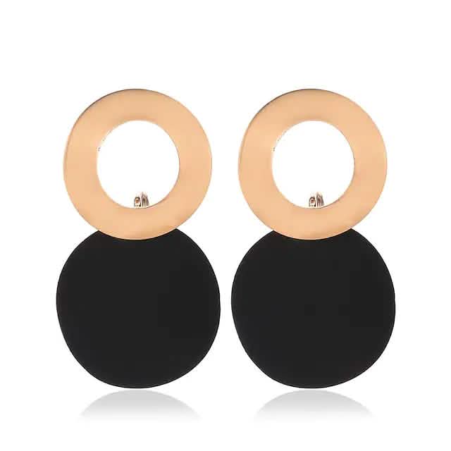 4-Pairs: Women's Holiday Chrome Geometric Ball Earrings Earrings - DailySale