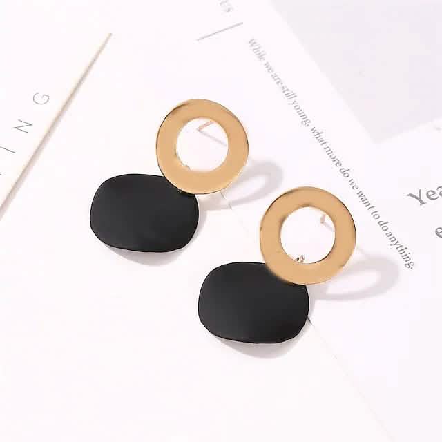 4-Pairs: Women's Holiday Chrome Geometric Ball Earrings Earrings - DailySale