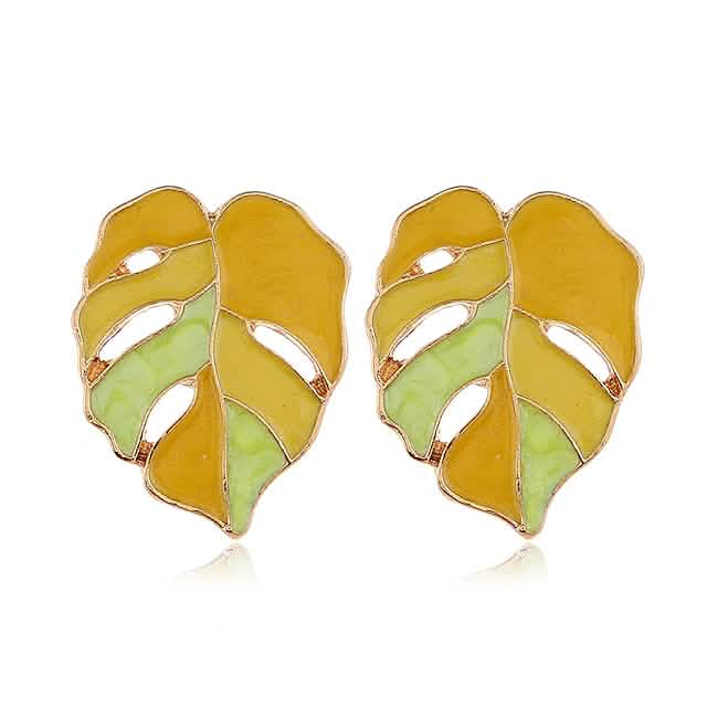 4-Pairs: Women's Vintage Leaf Fashion Earrings Earrings - DailySale